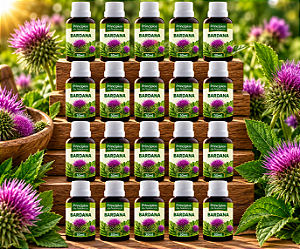 Kit 20 Extratos de Bardana – Princípios da Natureza | Uso Oral | Conta-Gotas | 100% Natural | 30 ML