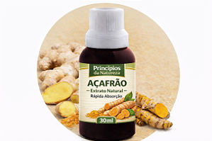 Extrato de Açafrão – Princípios da Natureza | Uso Oral | Conta-Gotas | 100% Natural | 30 ML