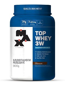 TOP WHEY 3W + PERFORMANCE 900g - MAX TITANIUM