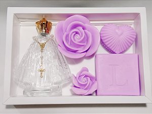 Kit Presente Católico para Sogra com Aromatizador Nossa Senhora