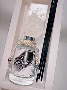 kit Presente de Aniversário: Aromatizador Vidro 100ml com Sabonetes
