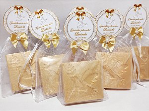Lembrancinha Personalizada: Sabonete Pomba da Paz Perfumada
