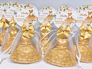 Lembrancinha Personalizada Sabonete Vestido de Princesa