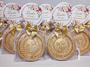 Lembrancinha 80 Anos: Sabonete Letra Inicial do Nome