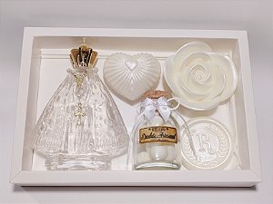 Kit Presente de Aniversário: Aromatizador Nossa Senhora com Sabonetes