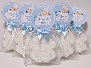 Lembrancinha de Nascimento Menino: Sabonete Ovelha/Ovelhinha