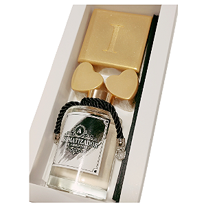 kit Presente de Aniversário: Aromatizador Vidro 100ml com Sabonetes