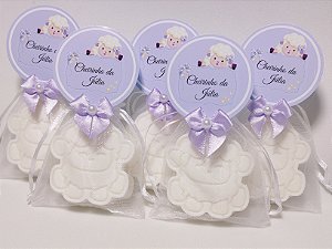 Lembrancinha Chá de Bebê Menina: Sabonete Ovelha/Ovelhinha