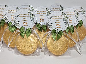 Lembrancinha 70 Anos: Sabonete Desejos de Gratidão P