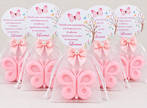 Lembrancinha Personalizada Sabonete Borboleta