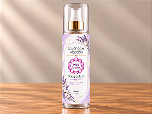 Body Splash Lavanda e Algodão 200ml – Fragrância Suave
