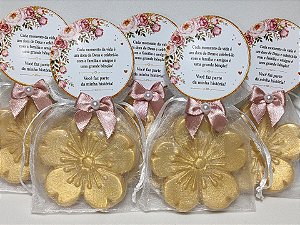 Lembrancinha de Aniversário 50 Anos: Sabonete Flor de Cerejeira