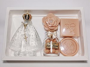 Kit Presente de Aniversário: Aromatizador Nossa Senhora com Sabonetes