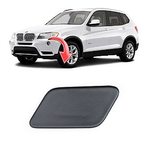 Tampa Limpador Esguicho Água Farol Bmw X3 2010 A 2013 - OEM 51117212953 Lado: Esquerdo (Motorista)