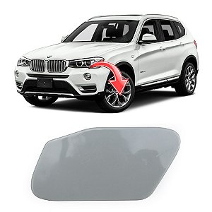 Tampa Limpador Esguicho Água Farol Bmw X3 2014 A 2016 - OEM 51117347931 Lado: Esquerdo (Motorista)