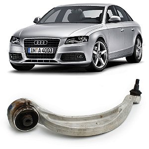 Braço Suspensão Audi A4 2008 a 2015 - Posição: Inferior Curvo Direito OEM 8K0407696H