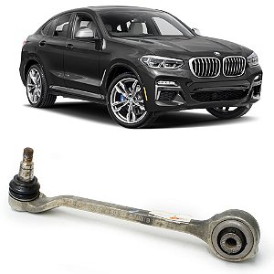 Braço de Suspensão Bmw X3 F25 X4 F26 2015 a 2018 - Lado: Dianteiro Esquerdo Reto OEM 31126787669