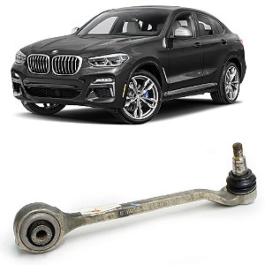 Braço de Suspensão Bmw X3 F25 X4 F26 2015 a 2018 - Lado: Dianteiro Direito Reto OEM 31126787670