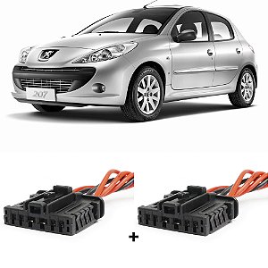 Plug Conector Chicote Lanterna Peugeot 206 207 - 2 X