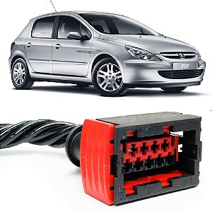 Plug Conector Chicote Farol Peugeot 307 2007 a 2012 - 1 X