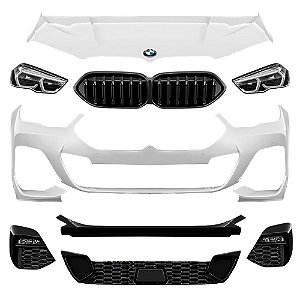 Frente Completa Bmw M235i 2021 a 2023 - Farol Para-Choque Grade Farol Milha Capo