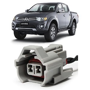 Plug Conector Chicote Bomba Alta Pressão Mitsubishi L200 Dakar Full 3.2 - 1 X