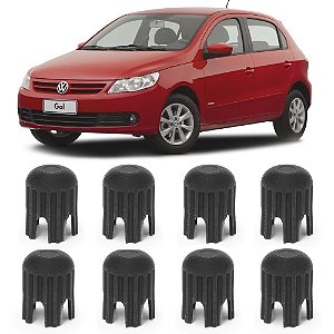 Kit 8 Bucha Reparo Limitador de Porta Volkswagen Gol Voyage Saveiro G5 G6 G7