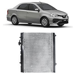 Radiador Toyota Etios 1.3 1.5 Automatico 2017 2018 2019 2020 2021 OEM 164000y160 USADO