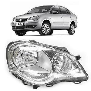 Farol Volkswagen Polo 07 08 09 10 11 12 13 2014  Direito Passageiro OEM FW495