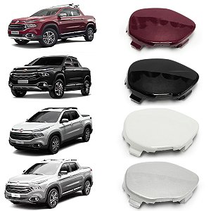 Tampa Reboque Guincho Dianteiro Toro 2016 a 2021 Branco Preto Prata Bordo Primer Para pintura