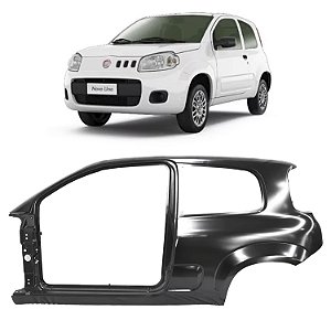 Lateral Painel Fiat Uno 2 Portas 2010 a 2020 - Esquerda OEM 51836951