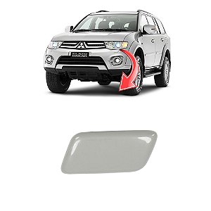 Tampa Limpador Esguicho Água Farol Mitsubishi Pajero Dakar 2008 a 2014 - OEM 8264A131 Lado: Esquerdo
