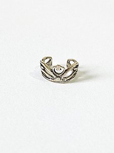 Piercing Fake Prata 925 - Coroa imperial