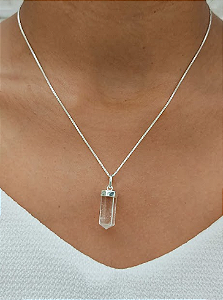 Colar Prata 925 - Harmonia (Quartzo Cristal)