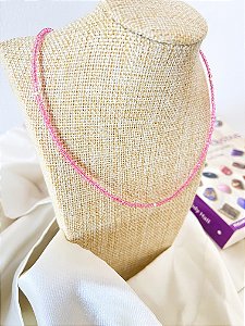 Choker Cristal Swarovski - Light Pink