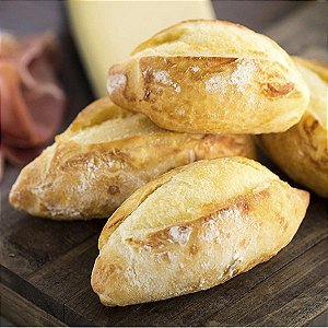 Pão Semi Italiano Pré-assado e Congelado Via Pane - 3kg