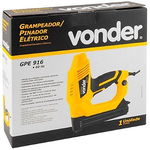 Grampeador/pinador elétrico GPE 916 VONDER