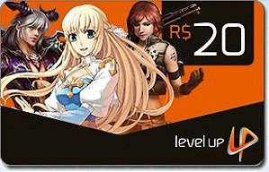 Cartão Level UP 20 Reais