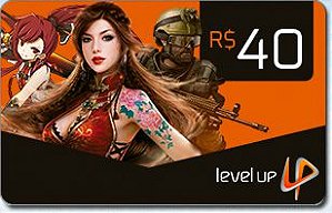 Cartão Level UP 40 Reais