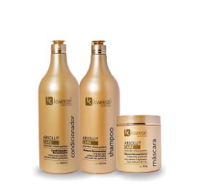 Kit Absolut Care (shampoo e condicionador 1 litro + máscara 500gr)