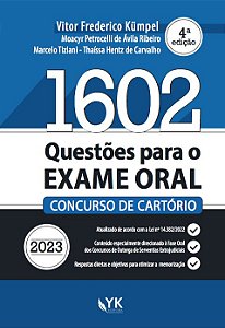 1602 Questões para o Exame Oral - Concurso de Cartório 4ª Edição