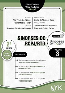 Sinopses Notariais e Registrais Volume 3 - RCPJ E RTD - 2ª Edição