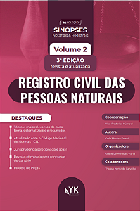 Sinopses Notariais e Registrais Volume 2 - Registro Civil Das Pessoas Naturais 3ª Edição Pré-venda