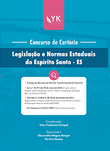 Legislação e Normas Estaduais - Espírito Santo - Concurso de Cartório - Lote Único
