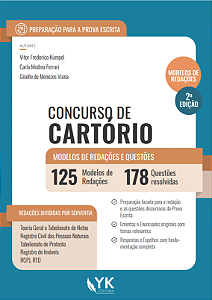 Concurso de cartório: Modelos de Redações e Questões 2ª Edição - Pré-venda