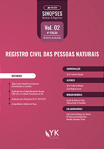 Sinopses Notariais e Registrais: Registro Civil das Pessoas Naturais - Volume 2 - 4ª Edição - Pré-venda
