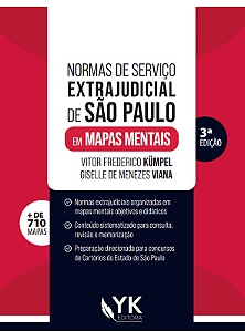 Mapas Mentais - Normas de Serviço Extrajudicial - São Paulo 3ª Edição - Pré-venda