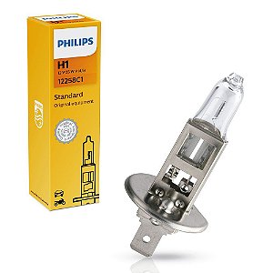 Lâmpada H1 Philips Standard 12258c1 12v 55w Farol Baixo Alto