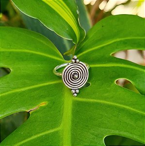 Anel Bali Espiral em Prata 925