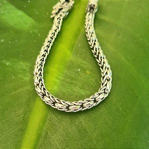 Pulseira Bali com Fecho Dragão em Prata 925